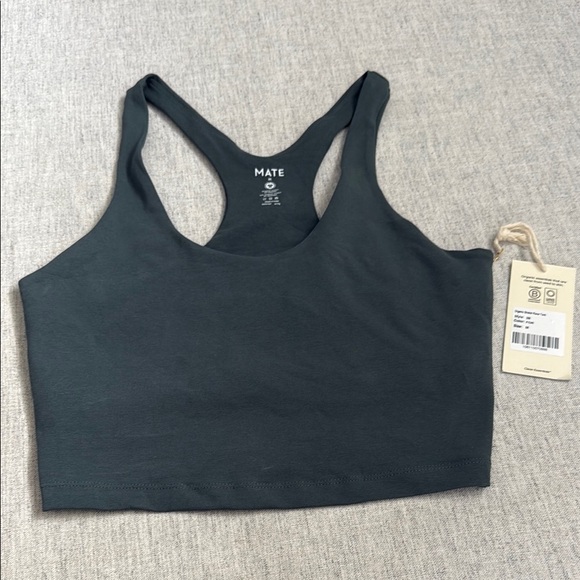 Mate The Label Green Racerback Bra Tank Top - Picture 1 of 4